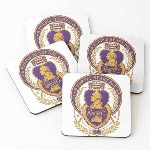 Item preview, Purple Heart Day August 7 | Honor, Valor & Military Sacrifice designed and sold by Palette & Hue.