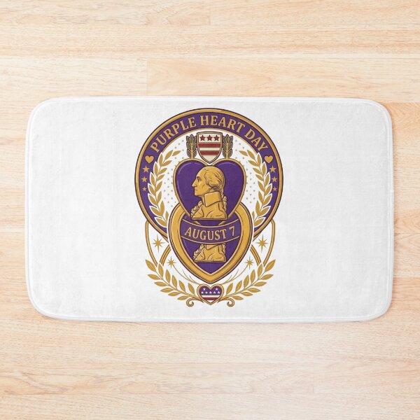 Item preview, Purple Heart Day August 7 | Honor, Valor & Military Sacrifice designed and sold by Palette & Hue.