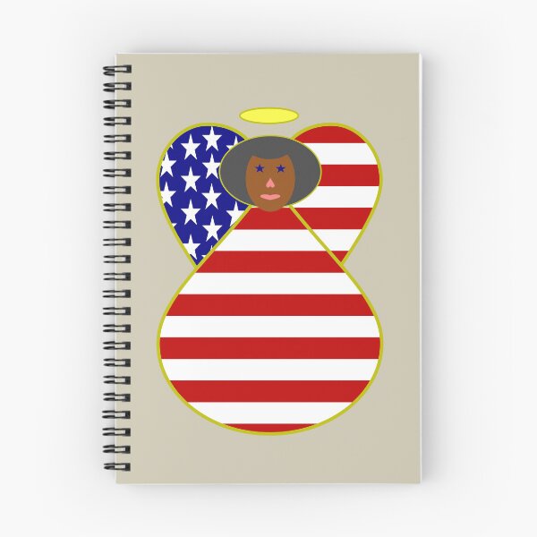 Item preview, African American USA Flag Angel designed and sold by AuntieShoe.