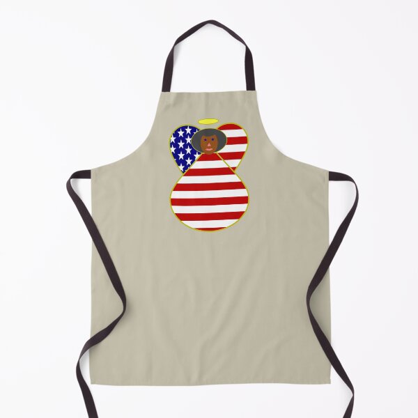 Item preview, African American USA Flag Angel designed and sold by AuntieShoe.