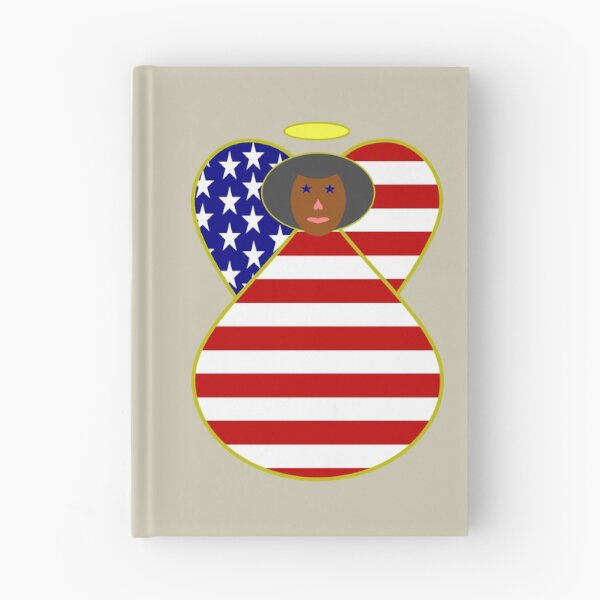 Item preview, African American USA Flag Angel designed and sold by AuntieShoe.