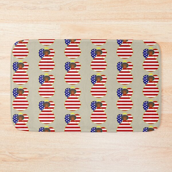 Item preview, African American USA Flag Angel designed and sold by AuntieShoe.