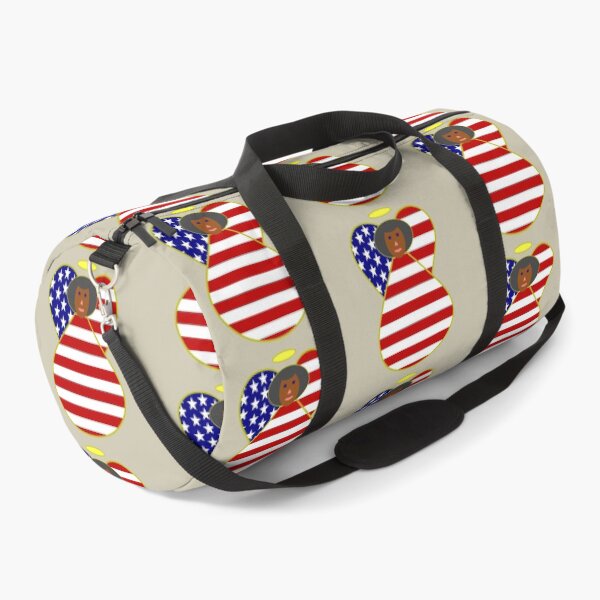 Item preview, African American USA Flag Angel designed and sold by AuntieShoe.