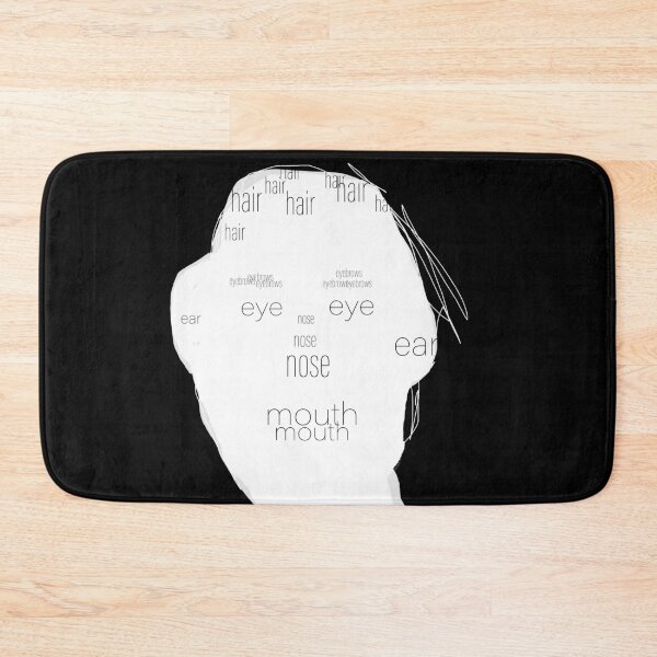 Item preview, Face Recognition | Minimalist Conceptual Portrait Typography designed and sold by Lifer Art and Design.
