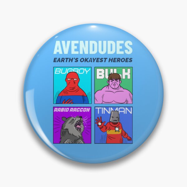 Item preview, Avendudes Earth's Okayest Heroes - Funny Superhero Parody designed and sold by GenZFashion000.