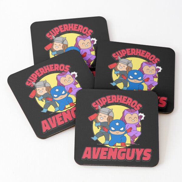 Item preview, Superheros Avenguys - Cute Chibi Mini Superhero Squad designed and sold by GenZFashion000.