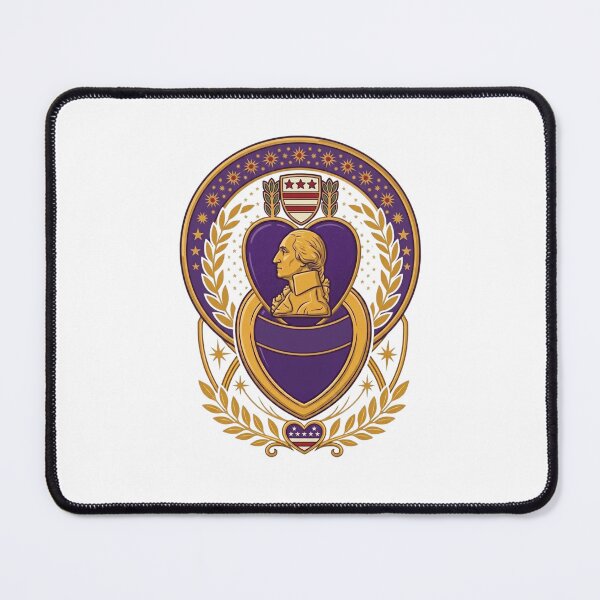 Item preview, Purple Heart Medal Emblem | Honor, Courage & Patriotic Tribute designed and sold by Palette & Hue.