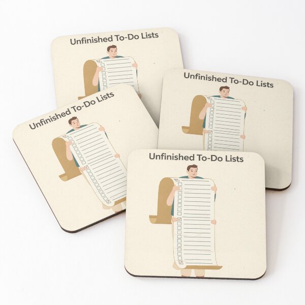 Item preview, Department of Unfinished To-Do Lists Retro Poster designed and sold by PictorialWhimsy.