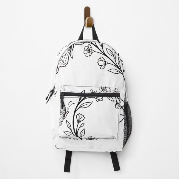 Item preview, Butterfly Botanical Heart Line Art designed and sold by seven things shop.