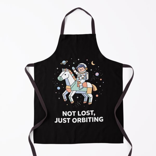 Item preview, Not Lost Just Orbiting Cute Astronaut Space Exploration Funny Universe designed and sold by SplashTastic.