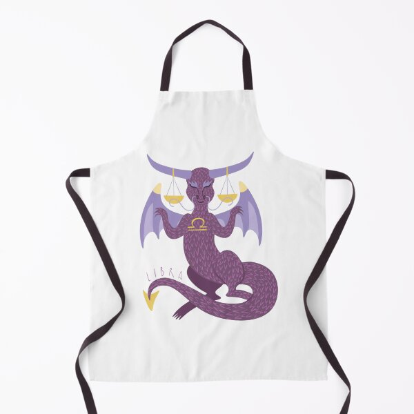 Item preview, Libra Dragon Cute Purple Scale Guardian Zodiac Illustration designed and sold by Lexastrong.