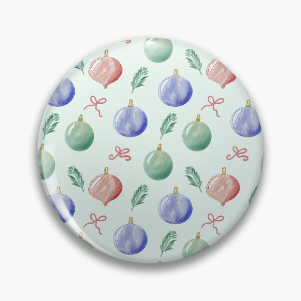 Item preview, Christmas Baubles (green background) designed and sold by Stinu.