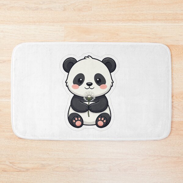 Item preview, Cute Baby Panda Holding A Dandelion designed and sold by Owcomm.