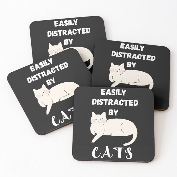 Item preview, Easily distracted by Cats designed and sold by Pixel-InkStore.