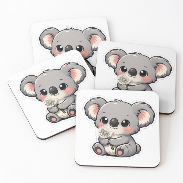 Item preview, Cute Baby Koala Holding A Dandelion designed and sold by Owcomm.