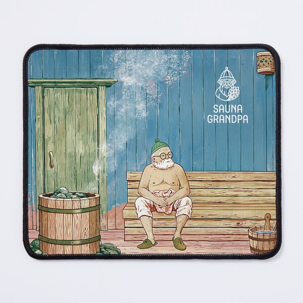 Item preview, Sauna Grandpa - sauna room - 003 designed and sold by WABISABIMOMENTS.