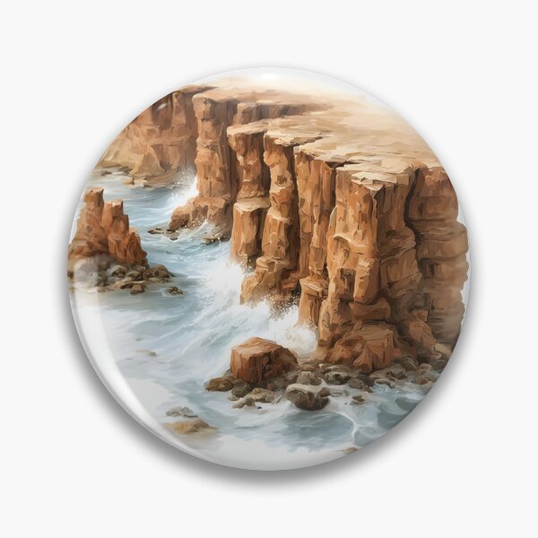 Item preview, Ocean cliffs wave designed and sold by Newrealis.