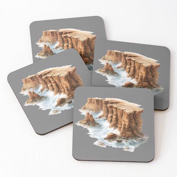 Item preview, Ocean cliffs wave designed and sold by Newrealis.