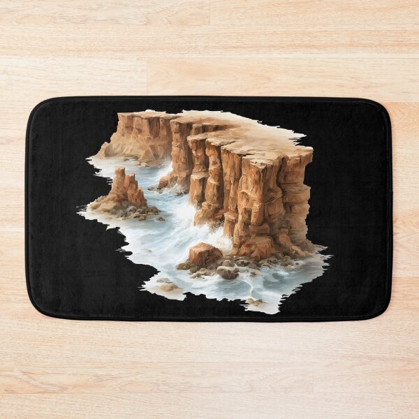 Item preview, Ocean cliffs wave designed and sold by Newrealis.