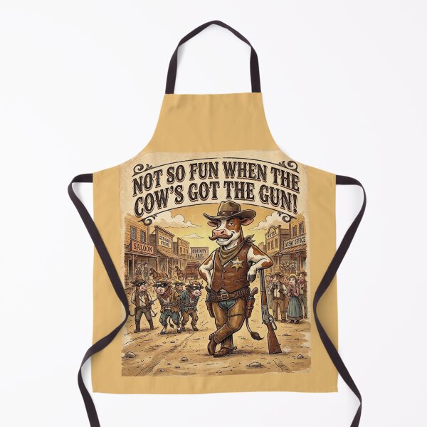 Item preview, Cow Sheriff Got The Gun Wild West Humor designed and sold by Flirt-Teez.