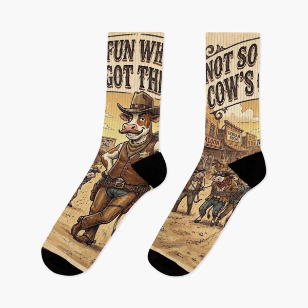Item preview, Cow Sheriff Got The Gun Wild West Humor designed and sold by Flirt-Teez.