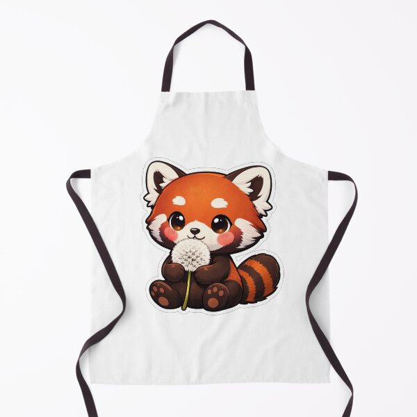 Item preview, Cute Red Panda Holding A Dandelion designed and sold by Owcomm.