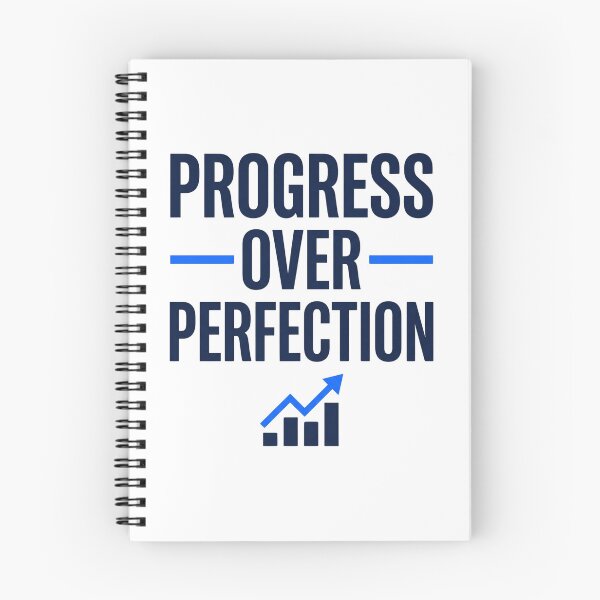 Item preview, Progress Over Perfection Motivational Mindset Quote Graphic designed and sold by TeeStyle.mr.