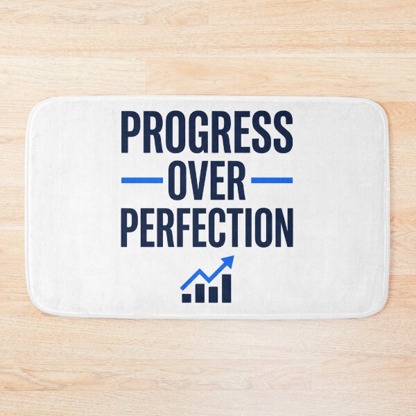 Item preview, Progress Over Perfection Motivational Mindset Quote Graphic designed and sold by TeeStyle.mr.