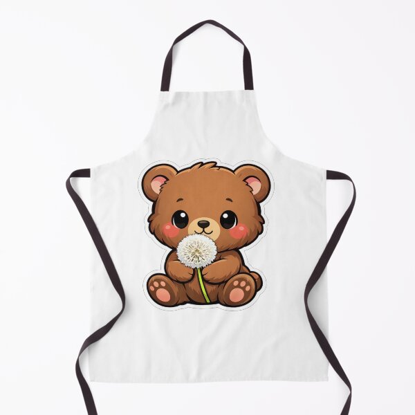 Item preview, Cute Little Brown Bear With Dandelion designed and sold by Owcomm.