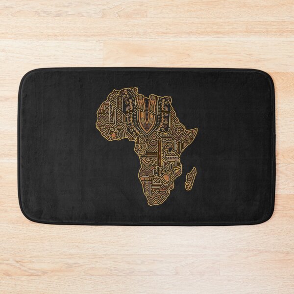 Item preview, Africa Map Dashiki Pattern Cultural Heritage Traditional Pattern Art designed and sold by SplashTastic.