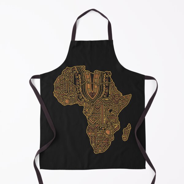 Item preview, Africa Map Dashiki Pattern Cultural Heritage Traditional Pattern Art designed and sold by SplashTastic.