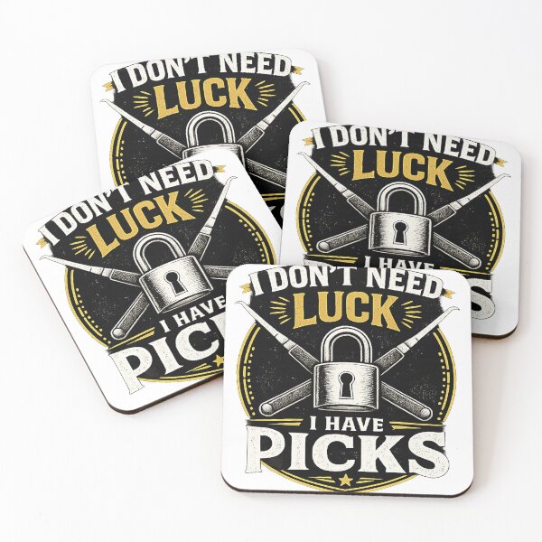 Item preview, I Don't Need Luck I Have Picks designed and sold by Mohamedeinoo.