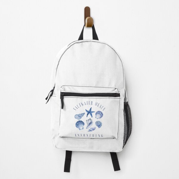 Item preview, Saltwater Heals Everything Coastal Seashell & Starfish Beach Graphic Design designed and sold by Palette & Hue.