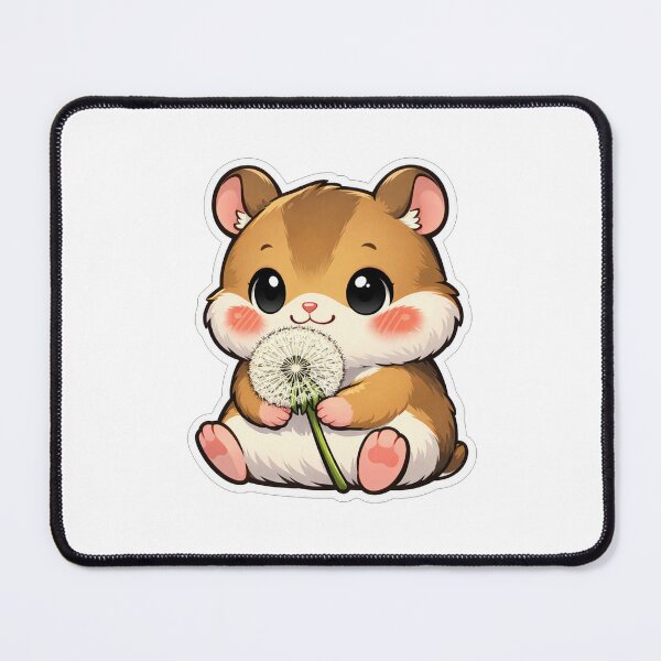 Item preview, Cute Hamster Holding A Fluffy Dandelion designed and sold by Owcomm.