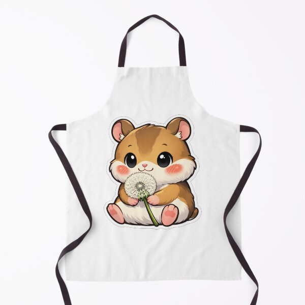 Item preview, Cute Hamster Holding A Fluffy Dandelion designed and sold by Owcomm.