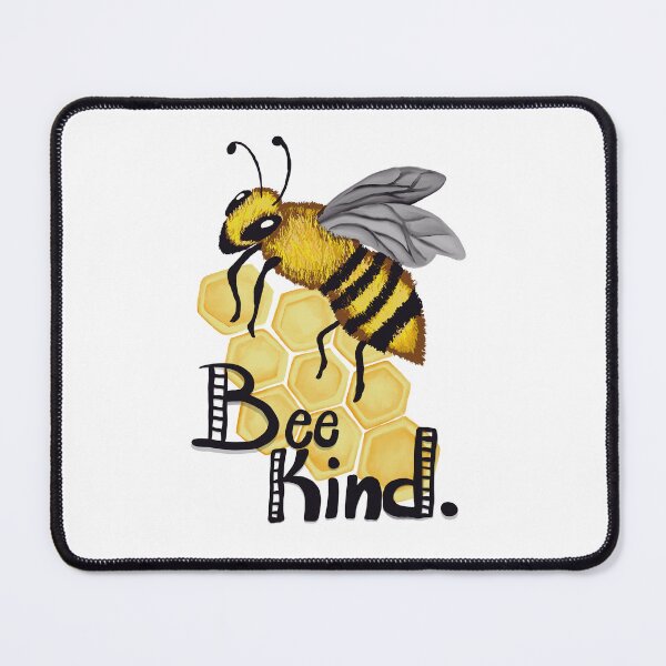 Item preview, Bee Kind- fuzzy bumblebee designed and sold by ArtflyStudio.