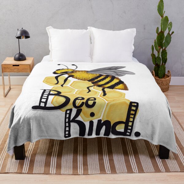 Item preview, Bee Kind- fuzzy bumblebee designed and sold by ArtflyStudio.