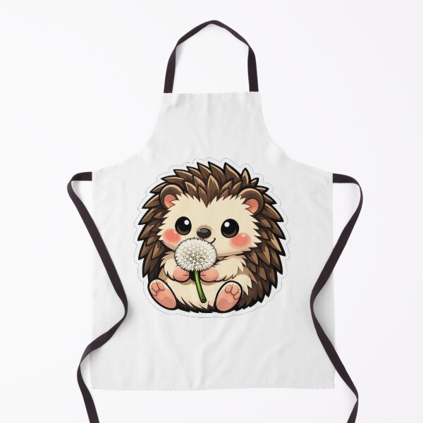 Item preview, Cute Little Hedgehog Holding A Dandelion designed and sold by Owcomm.