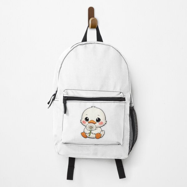 Item preview, Cute Baby Duckling Holding Dandelion Fluff Sticker designed and sold by Owcomm.