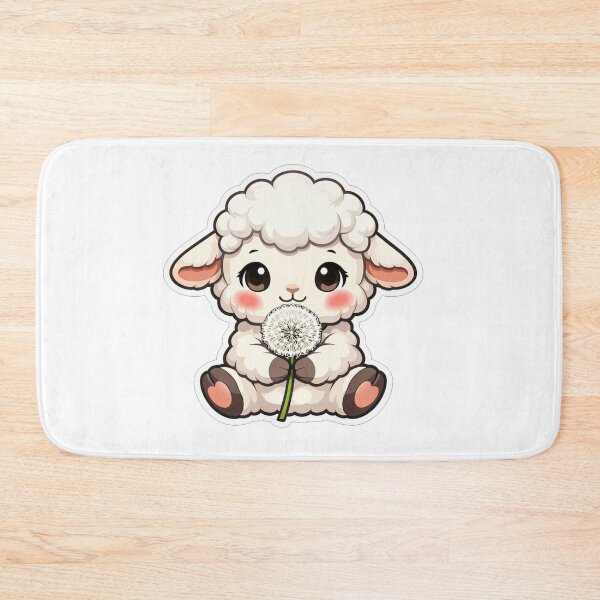 Item preview, Cute Fluffy Little Sheep With Dandelion designed and sold by Owcomm.