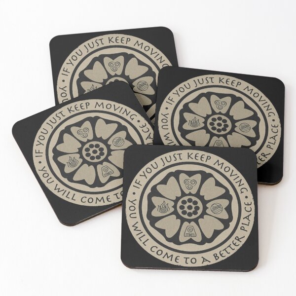 Item preview, White Lotus Tile | Avatar | ATLA Four Elements Bending Vintage Graphic Sticker designed and sold by WillCraftx.