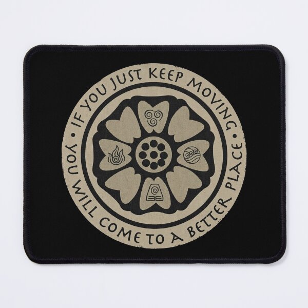 Item preview, White Lotus Tile | Avatar | ATLA Four Elements Bending Vintage Graphic Sticker designed and sold by WillCraftx.