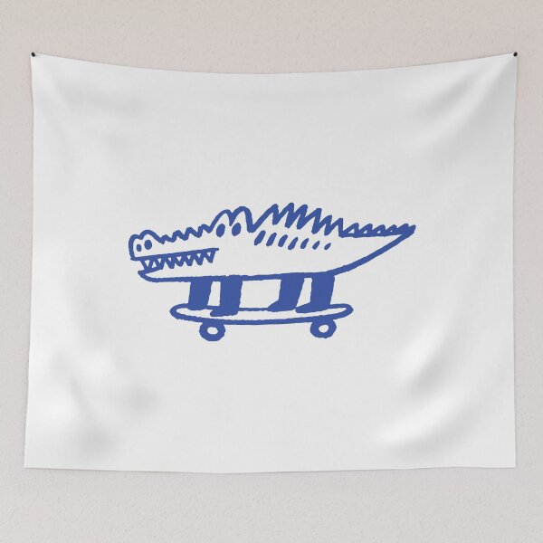 Item preview, Cool Crocodile on a Skateboard designed and sold by evrakursaine32.