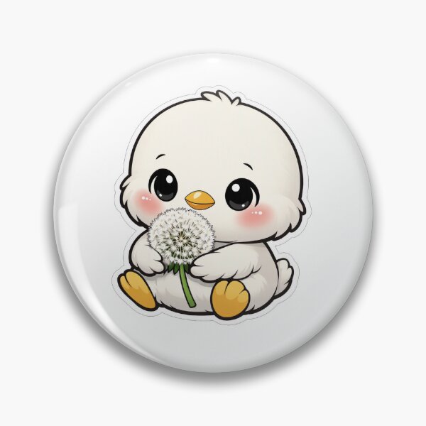 Item preview, Cute Little Duckling Holding A Dandelion designed and sold by Owcomm.
