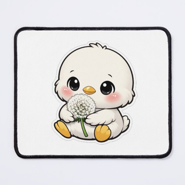 Item preview, Cute Little Duckling Holding A Dandelion designed and sold by Owcomm.