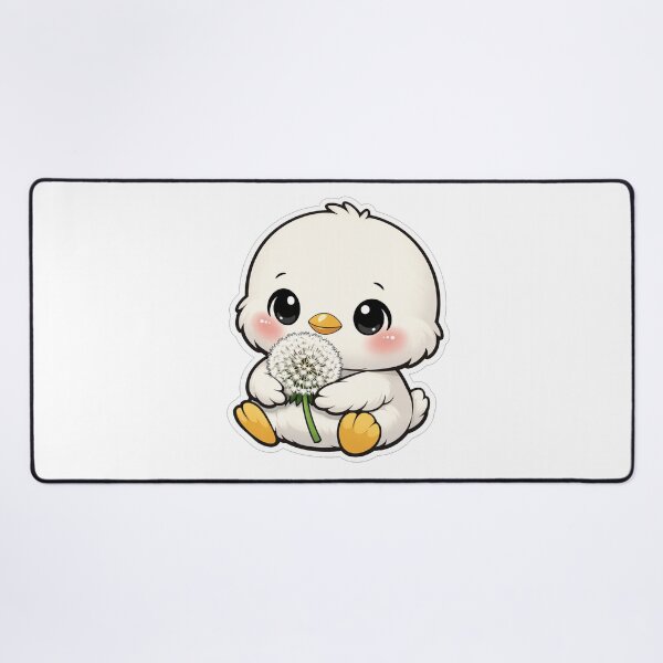 Item preview, Cute Little Duckling Holding A Dandelion designed and sold by Owcomm.