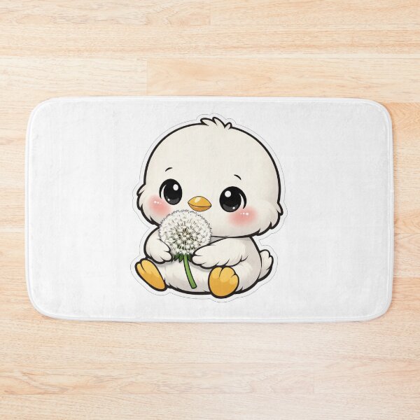 Item preview, Cute Little Duckling Holding A Dandelion designed and sold by Owcomm.
