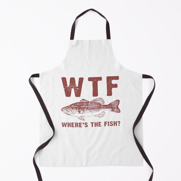 Item preview, WTF Where's the Fish? Funny Fishing Graphic Design for Anglers designed and sold by Palette & Hue.