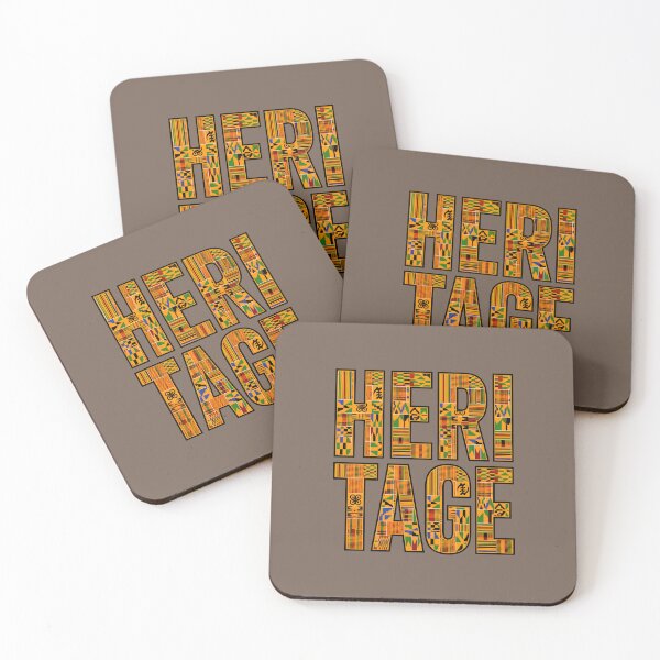 Item preview, Heritage Kente Pattern Typography African Culture Pride Vintage Art designed and sold by SplashTastic.