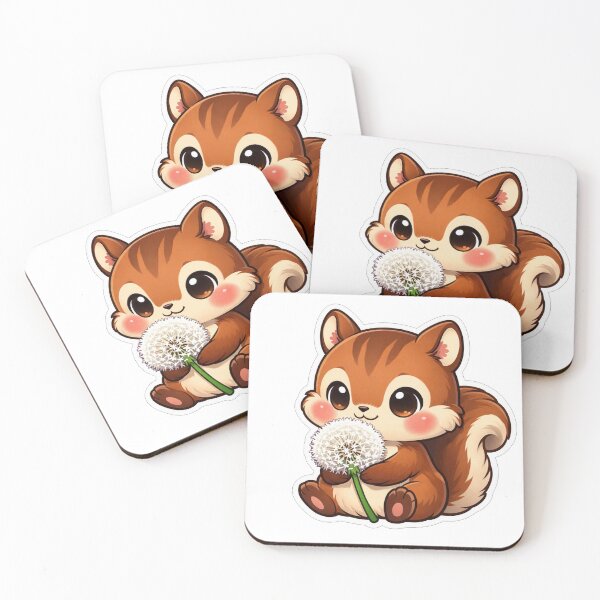 Item preview, Cute Baby Squirrel Holding A Dandelion designed and sold by Owcomm.
